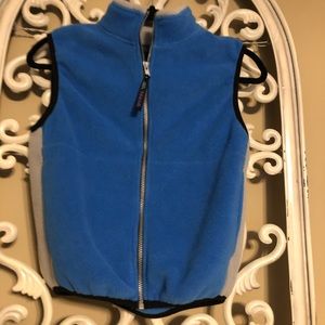 MOLEHILL Kids Fleece Vest 8/10 Blue WARM Ski Snow